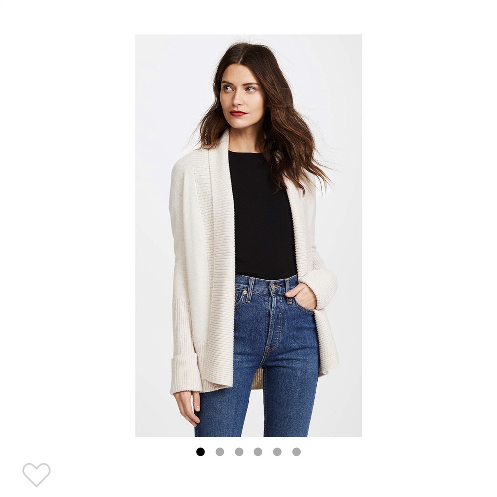 Vince Wide Collar Cardigan